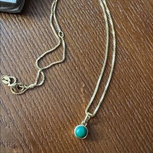 AWE Inspired gold necklace